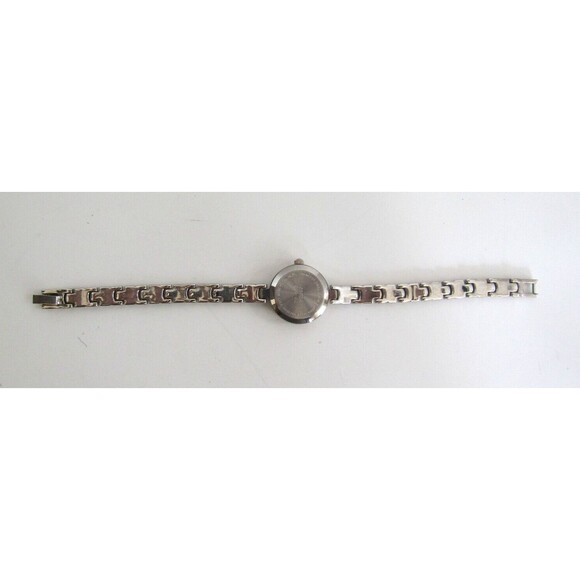 Gloria Vanderbilt Ladies Wrist Watch Vintage Rhinestone Bezel Bracelet Quartz - Picture 9 of 10
